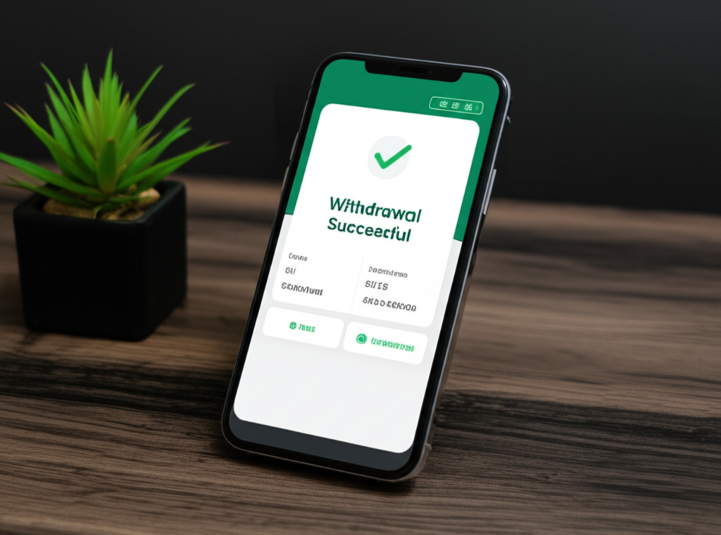 Chứng từ rút tiền Trần T.B